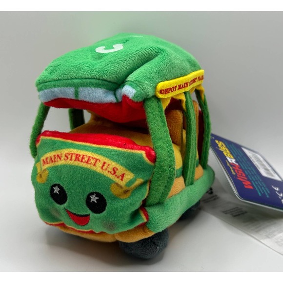 Disney Parks Main Street Trolley Wishables Transportation Series LR Plush - Picture 1 of 3